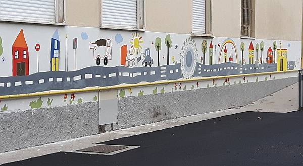 Murales scuola infanzia villastanza
